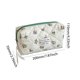 thumbnail image 3 of Bolsa de maquillaje acolchada Bolsa de cosméticos floral para mujer Bolsa de cosméticos acolchada de algodón Bolsa de viaje para bebés femeninos, 3 of 5