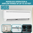 thumbnail image 5 of Craftian 12000 BTU Mini Split AC Heat Pump, 115V, WiFi, Ductless, 20 SEER2, Cools up to 750 Sq.Ft, White, 5 of 9