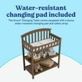 thumbnail image 6 of Graco Infant Changing Table with Changing Pad, Hazelnut, 6 of 9