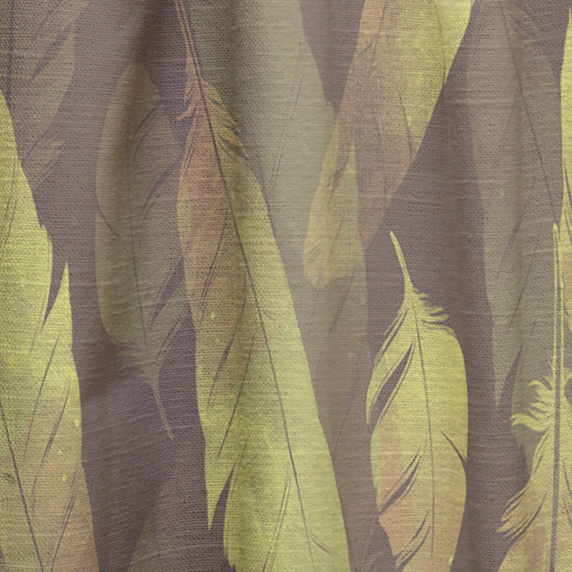 Designart 'Moods Yellow IV' Southwestern Curtain Panel