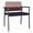 Mahogany-Navy, variant on Avon Reception Oversize Chair UPH Seat HPL Back / Charcoal / Mahogany / Black