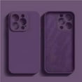 thumbnail image 5 of Suitable for iPhone 16 phone case straight edge liquid silicone 16 Rubik's Cube official dark purple Apple 15 soft shell cover 14, 5 of 5
