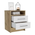 thumbnail image 6 of TUHOME Eter Nightstand Engineered Wood Nightstands in  Multi-color, 6 of 11