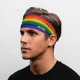 thumbnail image 2 of Suddora Rainbow Tapered Non-Slip Headband, 2 of 6