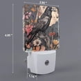 thumbnail image 2 of Pofeuu Moonlit Crow Blossoms Print Night Lights Plug into Wall with Dusk-to-Dawn Light Sensor, LED Nightlight for Bathroom, Adult, Hallway-UK, 2 of 7