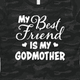 thumbnail image 4 of Inktastic My Best Friend is My Godmother with Hearts Women's T-Shirt, 4 of 5