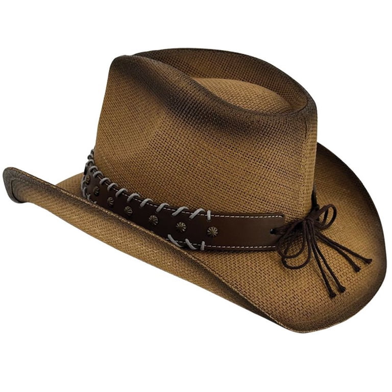 6443 Straw Cowboy Hat Men Cowgirl Hats Women Sun Sombreros Vagueros Straw Cowboy Hat Men Cowgirl Hats Women Sun Hat Sombreros  main image 2