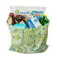 thumbnail image 2 of Bohemian Sketch Style Canvas Shopping Bag – Earthy Rustic Reusable Tote, 2 of 6