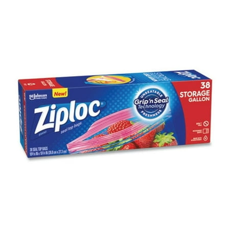 BAG ZIPLOC EZOPN GAL38CT (Pack of 1)