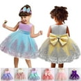 thumbnail image 2 of Ropa de primavera para niños, vestido para niños, vestido de princesa para niños de tamaño pequeño y mediano, vestido de encaje a juego de colores, 2 of 2