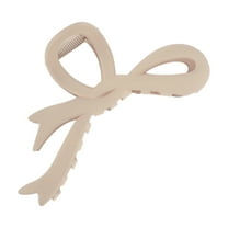 1 Pc Fashion Frosted Chinese Style Hair Clips for Women 4.72"x2.56"x1.77" Khaki