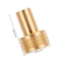 thumbnail image 2 of Raindrops Brass Pool Cue Joint Screw Durable Hardware for Cue Stick Extension and Repair, 2 of 8