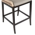 thumbnail image 3 of Dycanpo 26.5''H Outdoor Counter Height Chairs, Boho-Style Rattan Bar Stools Set of 2, Black, 3 of 10