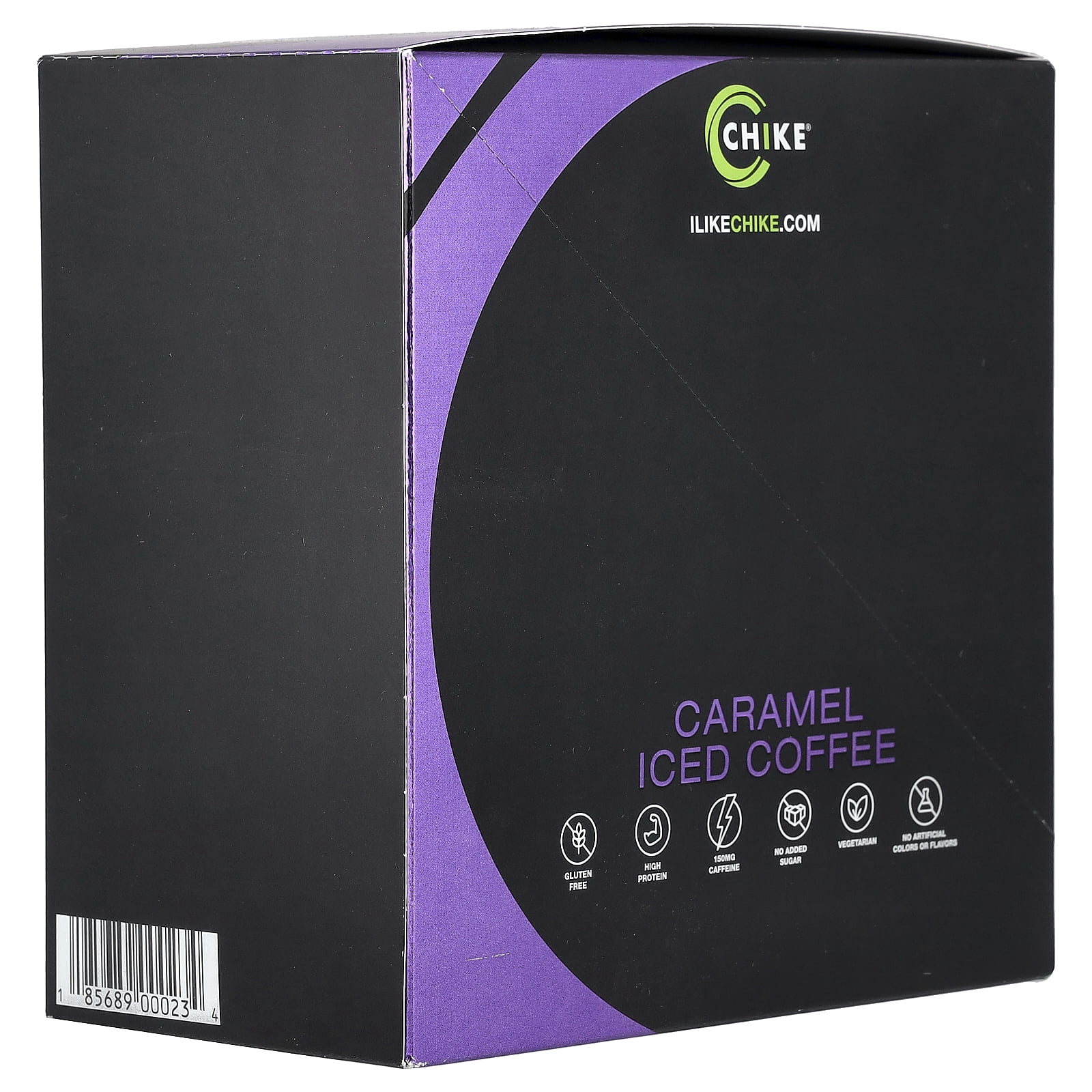 Chike Nutrition Protein Iced Coffee, Caramel, 12 Packets, 1.02 oz (29 g) Each