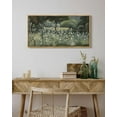 thumbnail image 6 of Drsoum Vintage Wall Art Seaside Coastal Landscape Painting Retro Beach Scenery Farmhouse Kitchen Living Room Decor 8x16in Natural Framed, 6 of 7
