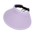 thumbnail image 5 of LRen Tea Party Hats Women Visor Sun Hat Wide Brim Adjutable Ponytail Packable Beach Holiday Summer Sun With UPF And Breathable Design, 5 of 6