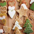 thumbnail image 2 of Bewildely 4 Uds. Moldes para galletas de Navidad, Chocolates, Fondant, galleta, decoración en relieve, moldes para hornear prensables, tienda para el Herramientas y accesorios para hornear Bewildely HA039229-00, 2 of 6