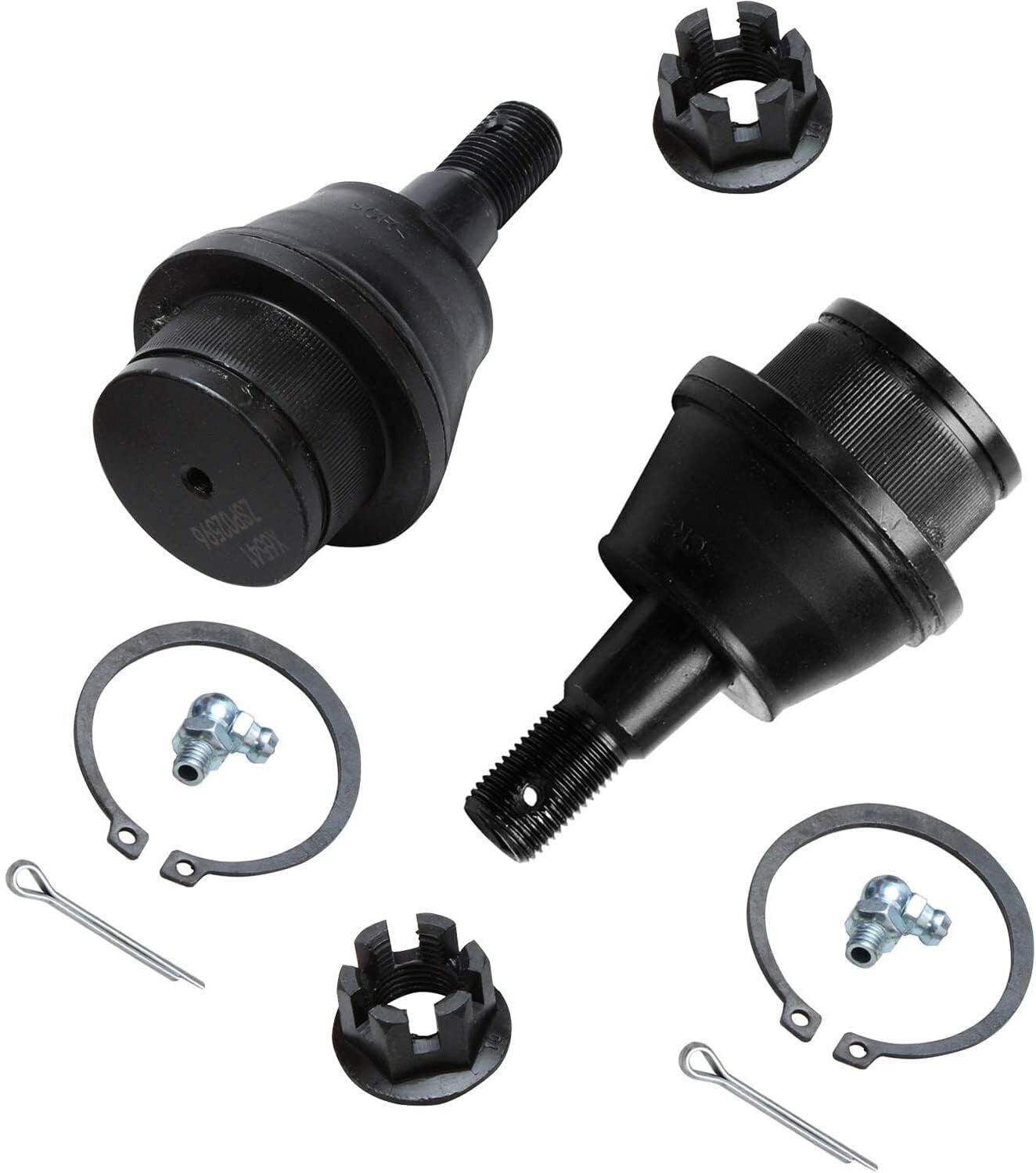 Detroit Axle - 12pc Front Ends Kit for Chevy Silverado Avalanche Tahoe GMC Sierra Yukon XL 1500 Cadillac Escalade ESV EXT, 4 Ball Joints 4 Tie Rods 2 Sway Bars 1 Idler 1 Pitman Arm Replacement
