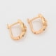 thumbnail image 3 of Aretes Corazón Mariposa Halo Swarovski Colores Oro 18K Lam dorado Unitalla, 3 of 7