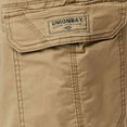 thumbnail image 3 of UNIONBAY Montego Cargo Shorts for Men Assorted Colors and Sizes - Comfort Stretch Color: Grain 2020, Size: 42, 3 of 4