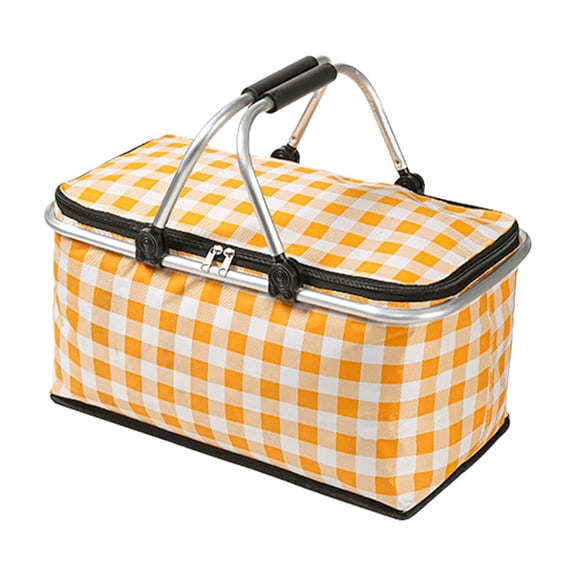 Insulated Picnic Bag Reusable, Beach Bag Cooler Bags, Cooler Bags with Zippered Top, Insulated Bag for Hot or Cold, Picnic, Beach, Food Delivery, Outdoor