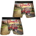 thumbnail image 3 of Be My Valentine's Cane Corso Truck Full of Love Flower Balloon All Over Print Boxer Briefs Underwear for Men Dad Italian Mastiff Dog Lover Gifts Idea - 02029, 3 of 6