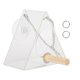 thumbnail image 1 of Acrylic Bird Food Box Suction Cup Outdoor Triangle Bird Feeder Antispray Hanging, 1 of 1