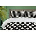 thumbnail image 4 of Ambesonne Geometric Duvet Cover Set, Oriental Style Shapes, 2-Calking, Charcoal Grey and Ivory, 4 of 7