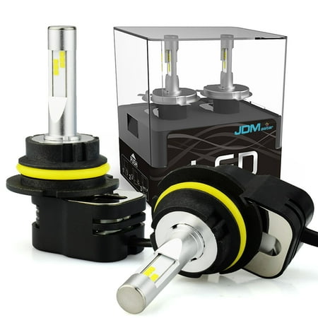 Surface Fan Conversion Kit JDM ASTAR Newest Version Extremely Bright 8400 Lumens Turbo Fan 9007 All-in-One LED Headlight Bulbs Conversion Kit For Limited Space Vehicle, Xenon White ()
