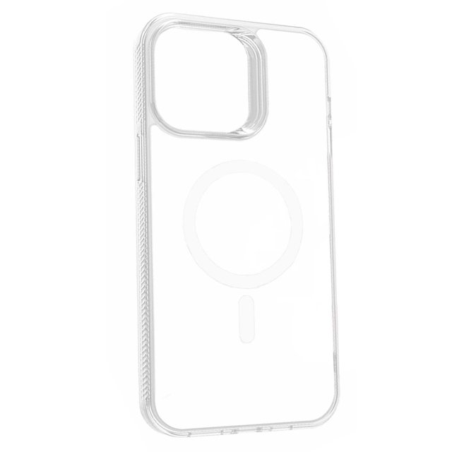 Funda TEKKU GStyle para iPhone 15 PLUS Transparente compatible con MagSafe