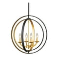 thumbnail image 7 of Z-Lite 6002-4S Ashling 4 Light 19" Wide Globe Chandelier - Nickel, 7 of 7