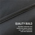 thumbnail image 3 of 66" Gas Grill Cover for 5&6-Burner Grill, Heavy Duty Polyester, Adjustable Buckle Straps, Built-in Pouch, Designed for 720-0983, 720-1095, and Standard 5 & 6-Burner BBQ Grills - 700-20142, 3 of 8