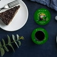 thumbnail image 4 of FMSHPON Happy St. Patrick's Day Clover Set of 6 Round Coaster for Drinks, Absorbent Ceramic Stone Coasters Cup Mat with Cork Base for Home Kitchen Room Coffee Table Bar Decor, 4 of 4