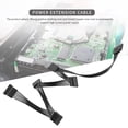 thumbnail image 3 of Cable de extensión de alimentación SATA de 15 pines para disco duro, cable adaptador divisor de fuente de alimentación de 1 macho a 5 hembras para servidor de PC DIY, 3 of 8