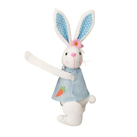 Birdeem Easter Rabbit Embracing Curtains Tree Top Star Rabbit Festival Decorations Gifts Supplies