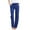 Blue, variant on Kaemgyyd Womens Straight Leg Sweatpants Casual Stripe Workout Pants Comfy Stretch Soft Lounge Trousers with Pockets