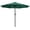 Dark Green, variant on Solar Powered Patio Umbrella - UV Protection Market Table Umbrella w/ 32 LED Lights & Push Button Tilt & Crank Lift System for Garden/Lawn/Deck/Backyard/Pool