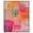 Silver Frame, variant on Garnet Gleam II Canvas Neon Abstract by Art Remedy, Black Frame, 36 x 45