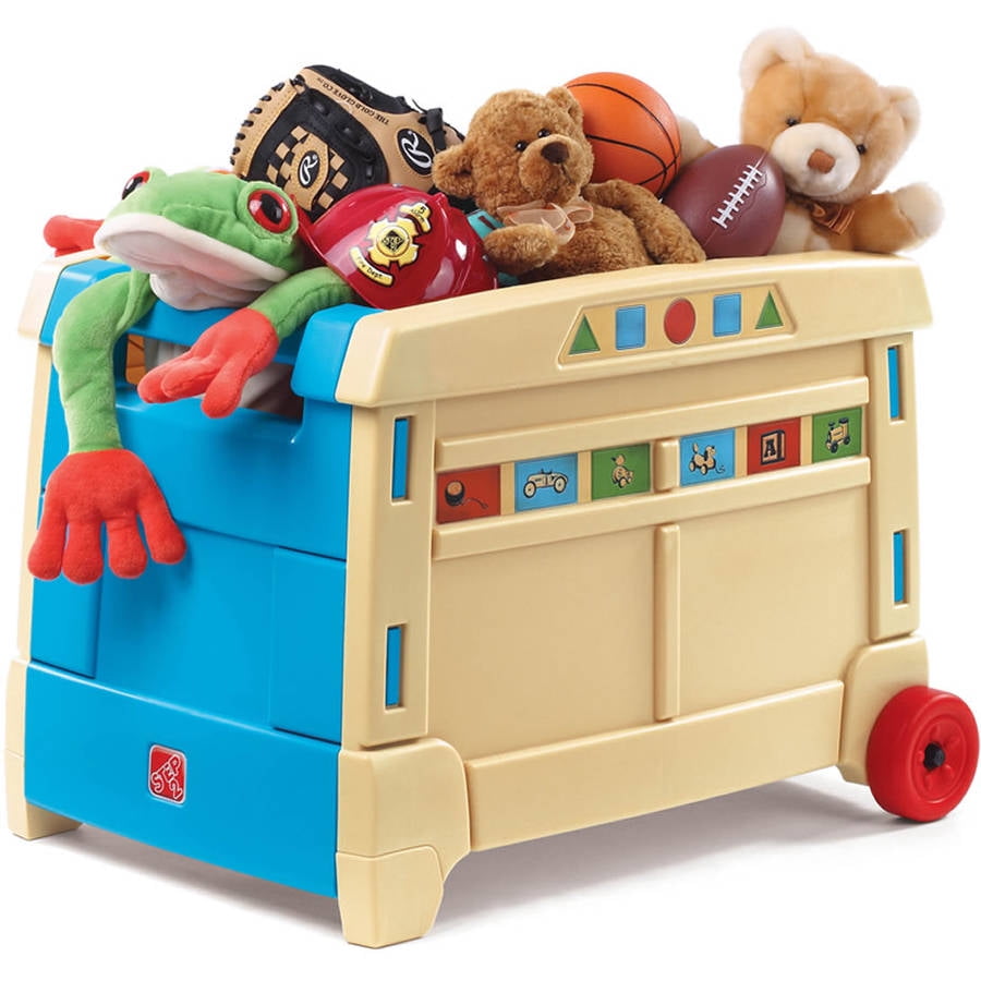 toy box with organizer