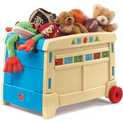 Step2 Lift & Roll Kids Toy Box and Organizer Storage Set