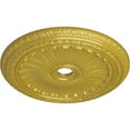 thumbnail image 3 of 35 1/8"OD x 4 7/8"ID x 2 1/2"P Viceroy Ceiling Medallion (Fits Canopies up to 4 7/8"), Hand-Painted Rich Gold, 3 of 6