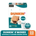 thumbnail image 2 of Dunkin Smores Artificially Flavored Coffee, Medium Roast, Keurig K-Cup Pods, 22 Count Box, 2 of 7