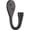 Matte Black, variant on National Hardware N337-910 Powell Knurled Hook, 2-5/8", Satin Nickel