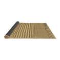 thumbnail image 2 of Ahgly Company Indoor Square Abstract Brown Contemporary Area Rugs, 4' Square, 2 of 4