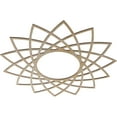 thumbnail image 2 of Ekena Millwork 36"OD x 13 7/8"ID x 1/4"T Eleanor Wood Fretwork Pierced Ceiling Medallion, Birch, 2 of 3