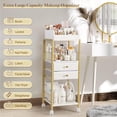 thumbnail image 3 of Organizador de maquillaje SOLIMINTR Floor Skincare con cajones y estantes, 3 of 7