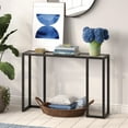 thumbnail image 3 of Evelyn&Zoe Oscar 42" Wide Rectangular Console Table, Blackened Bronze, 3 of 8