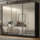 thumbnail image 2 of Ropero Closet Madesa Royale 3 Puertas 3 Espejo Negro, 2 of 5