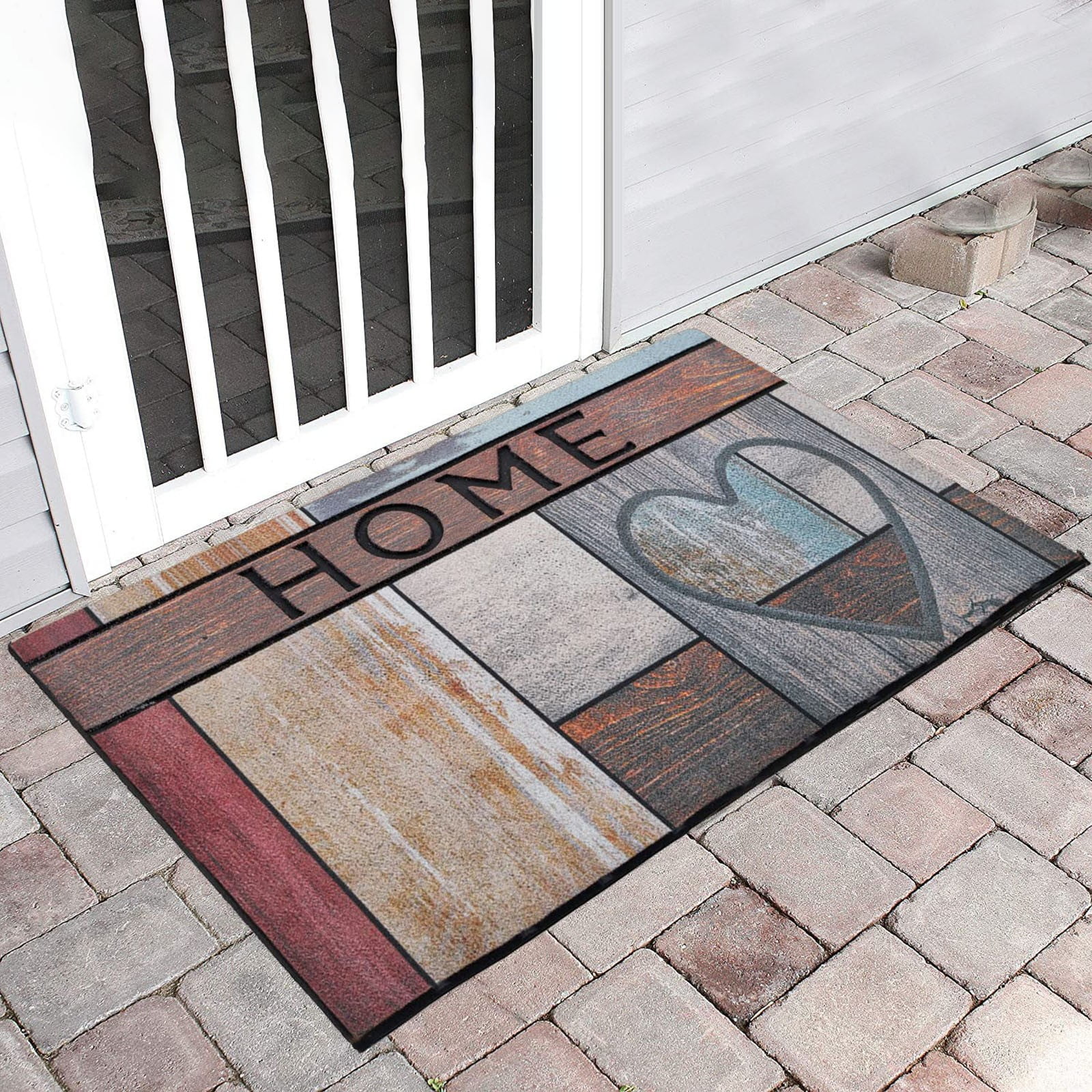 Fimeskey Carpet Outdoor Front Door Welcome Mat For Home Entrances Outdoor Entrance Mats Exterior Entrance Mats