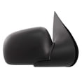 thumbnail image 2 of For Mercury Mountaineer 2002 2003 2004 2005 Door Mirror Passenger Side | Power Glass | Heated | Manual Folding | Textured Black | Non-Towing | w/Puddle Light | For FO1321212 | 1L2Z17682CAA, 955049, 2 of 7